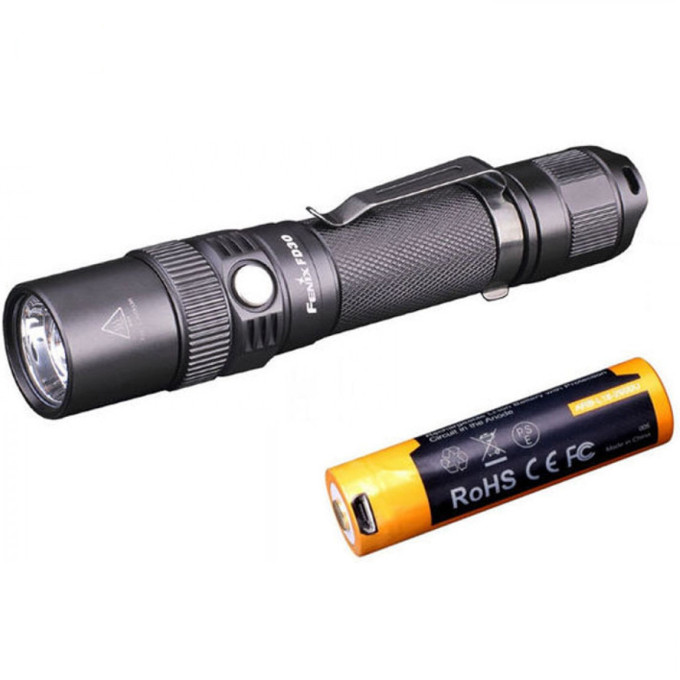 Комплект: фонарь FENIX FD30 c аккумулятором ARB-L18-2600U FD30Pr